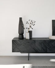 Graphic 4-Door TV Unit