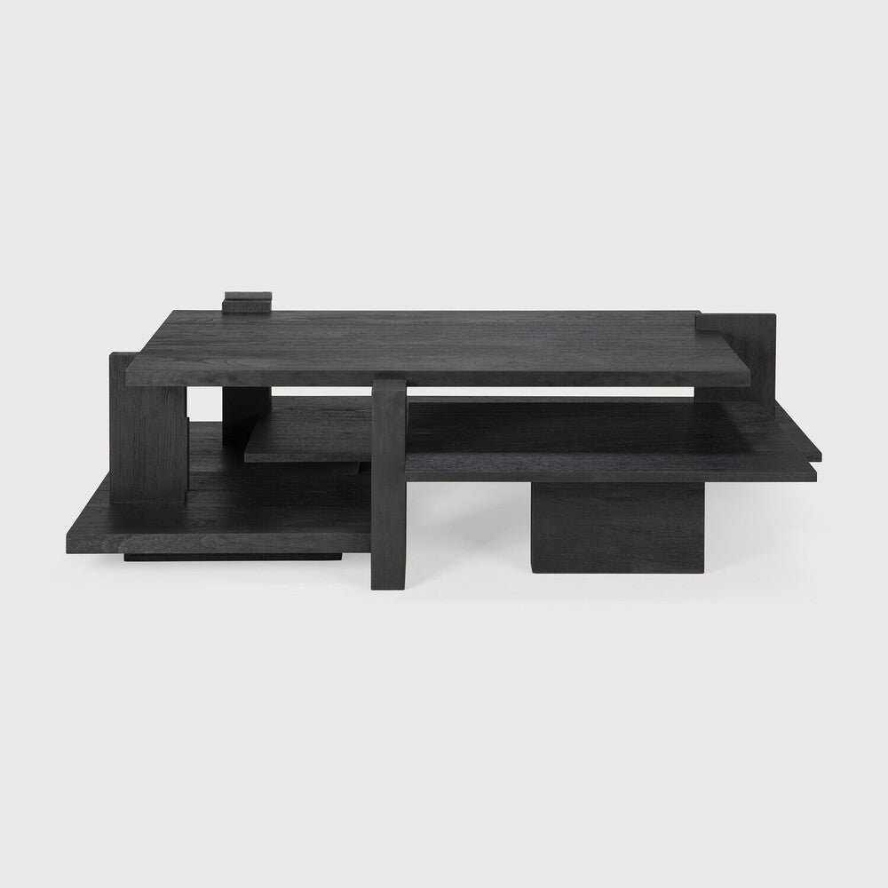 Abstract Black Coffee Table
