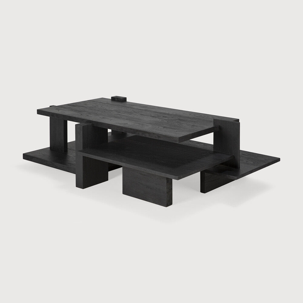 Abstract Black Coffee Table