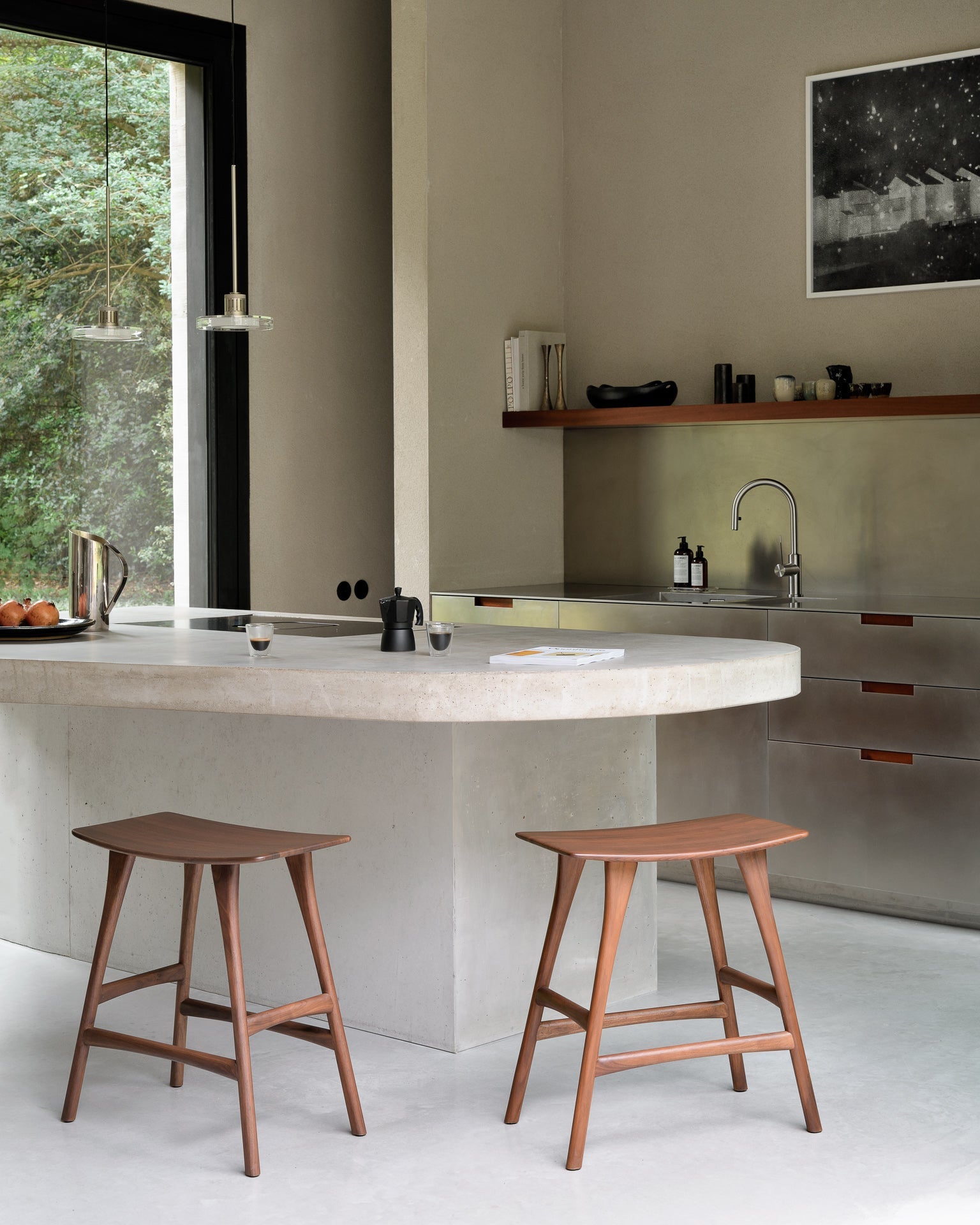 Osso Oak Counter Stool