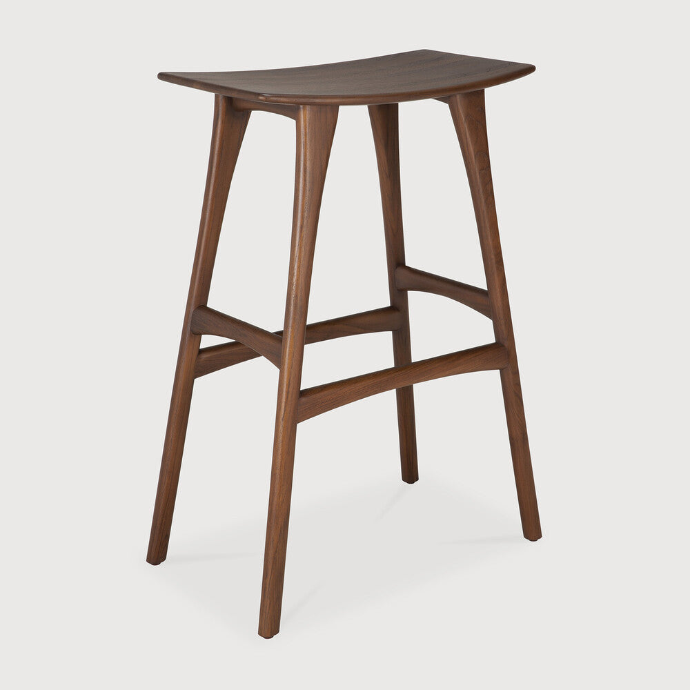 Osso Walnut Bar Stool