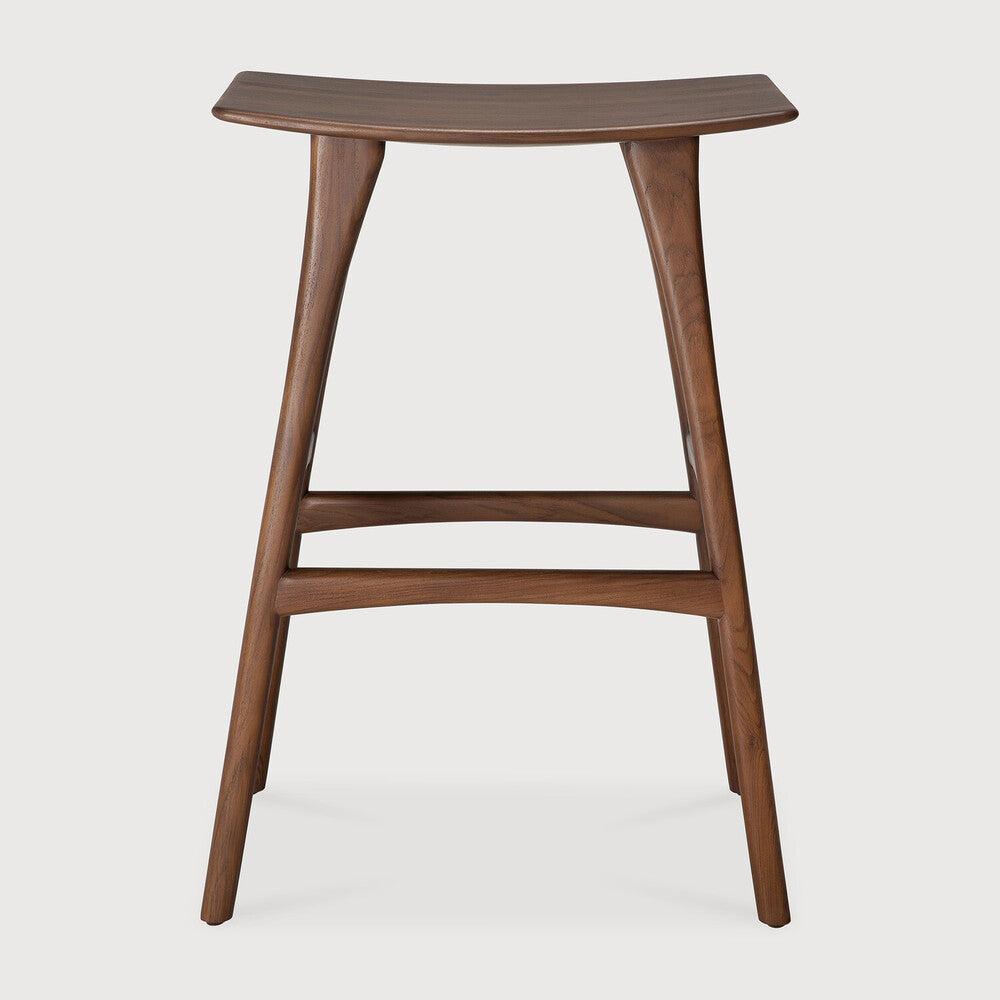 Osso Walnut Bar Stool