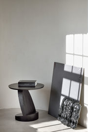 Oblic Teak Side Table