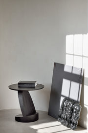Oblic Teak Side Table