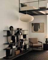 Geometric Modular Teak Rack