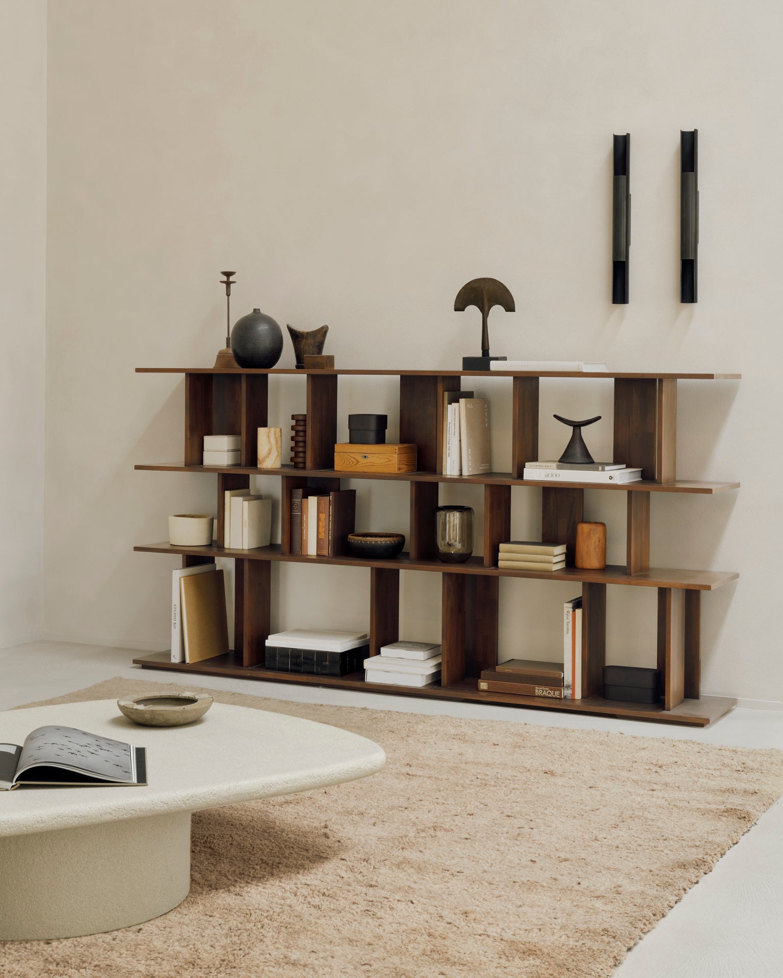 Irregular Small Teak Rack