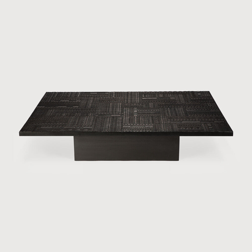 Tabwa Carved Teak Table