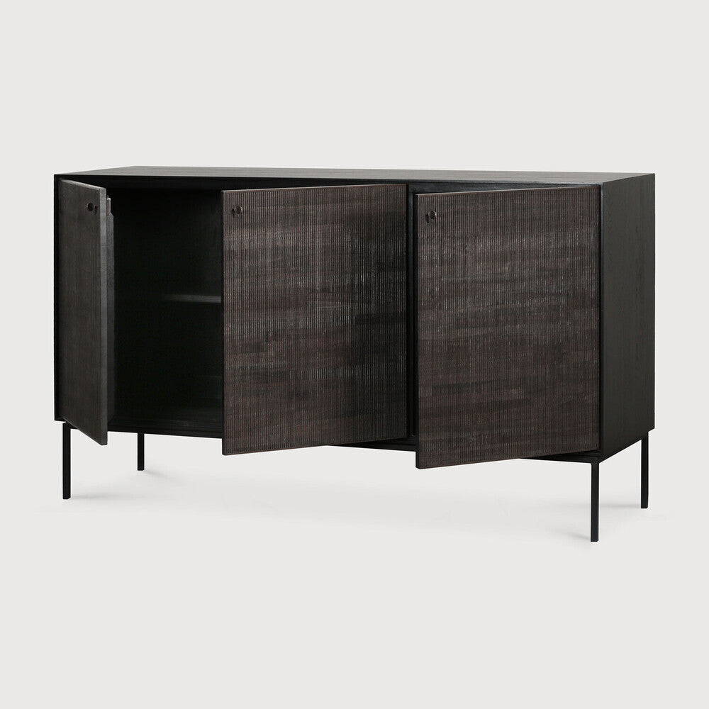 Grooves 3-Door Sideboard