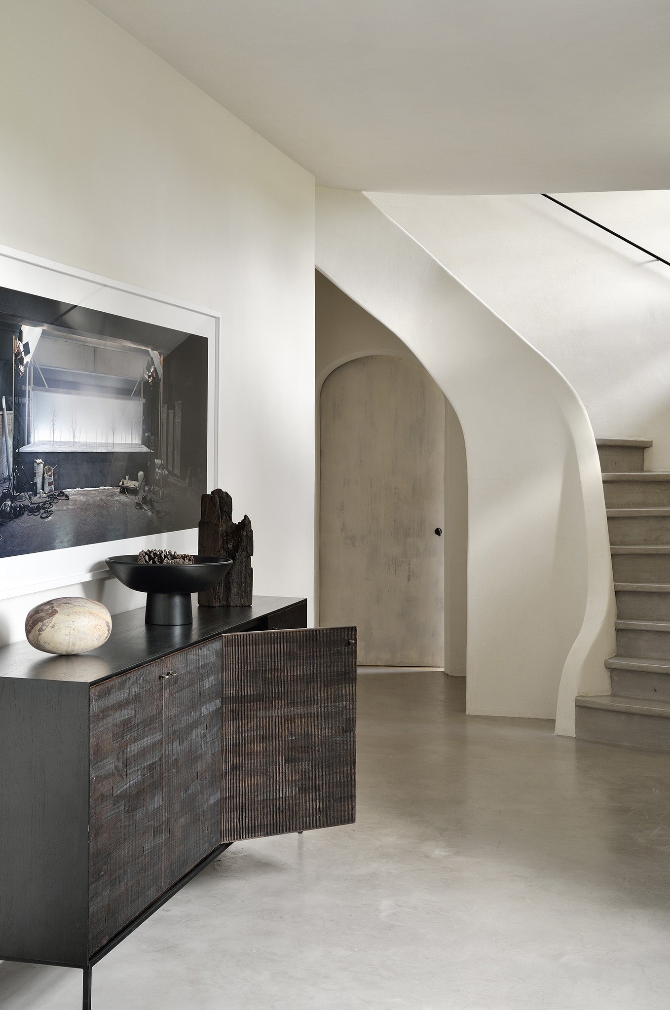 Grooves 3-Door Sideboard