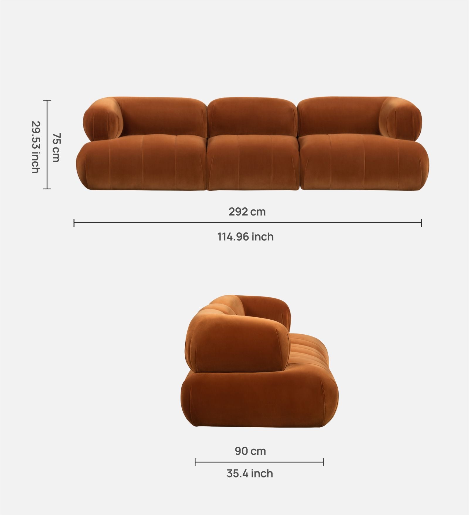 4 Seater Leon Cotton Dune