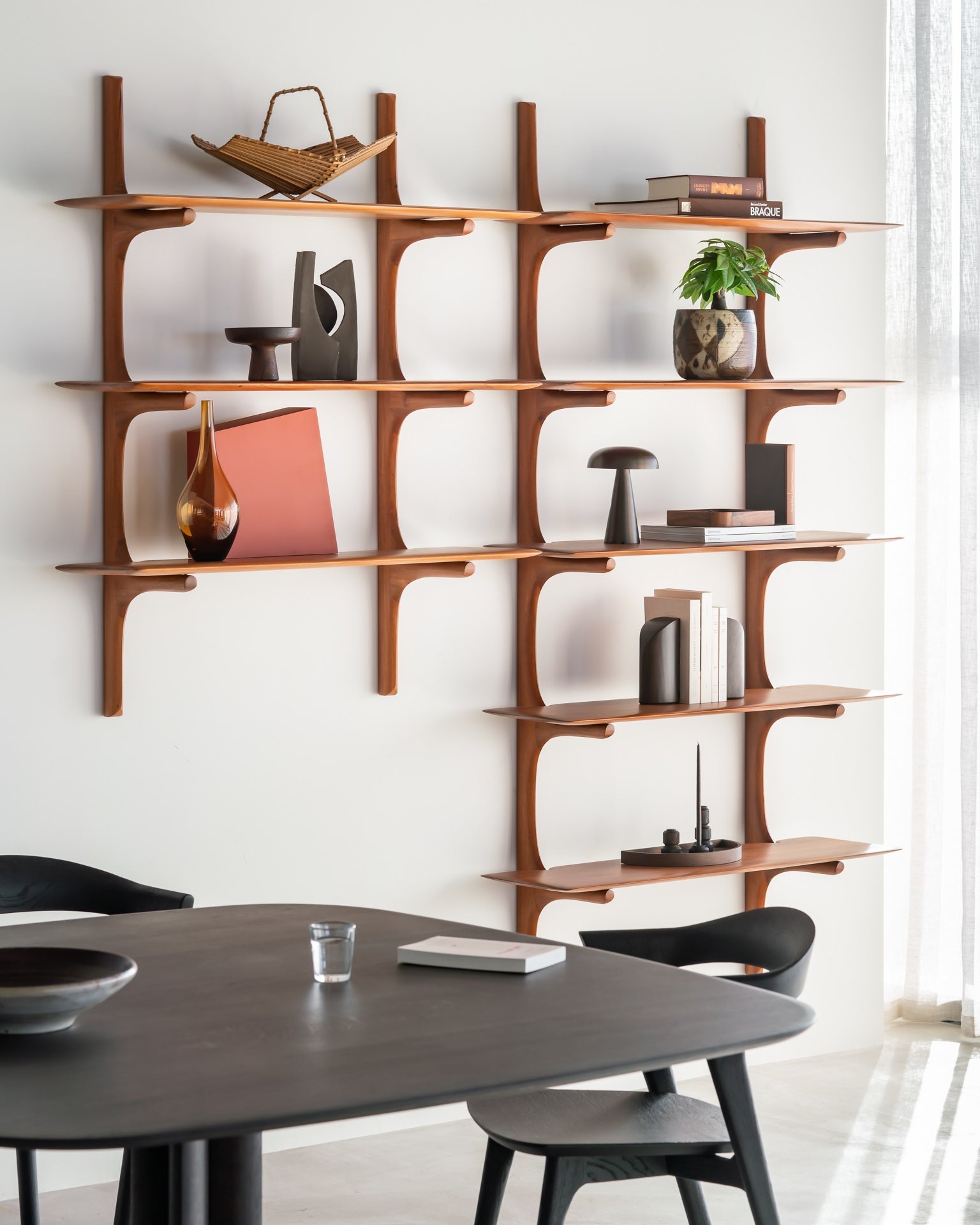 PI Minimalist Oak Wall Shelf