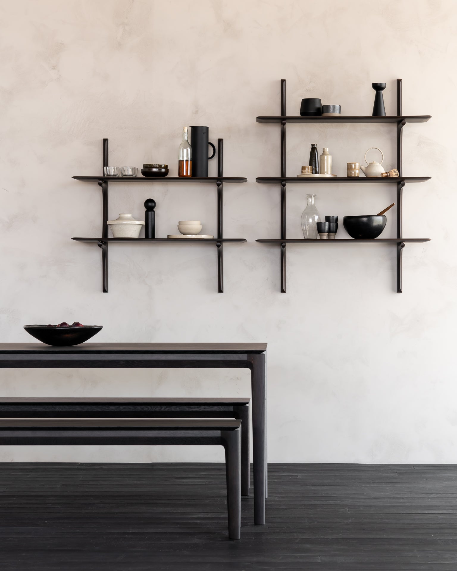 PI Minimalist Oak Wall Shelf