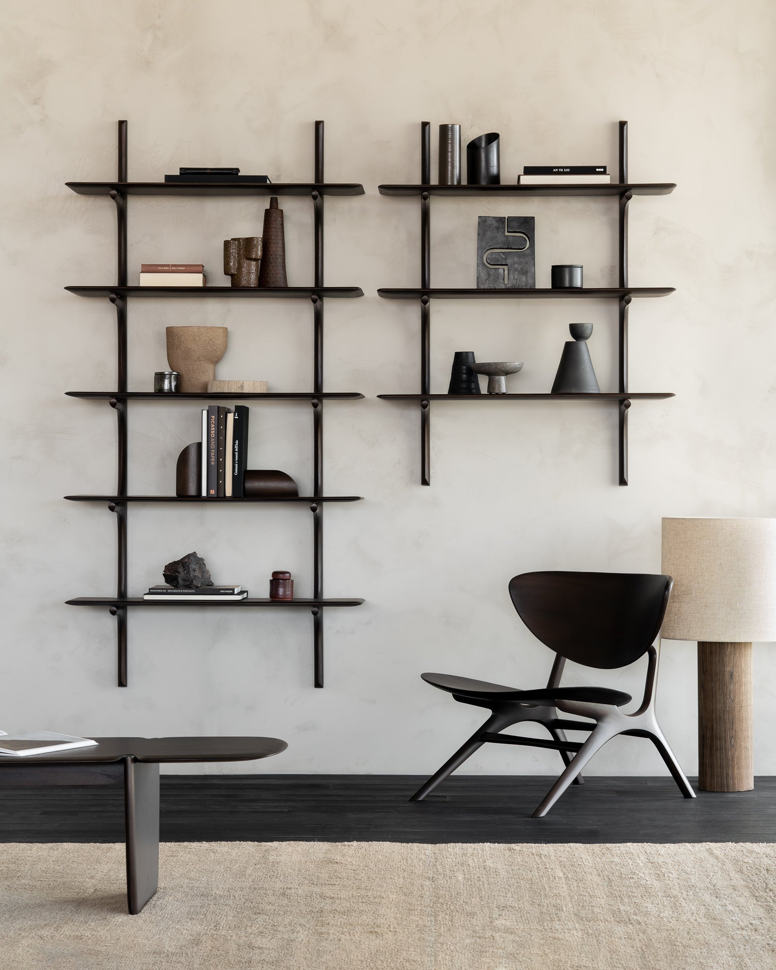 PI Minimalist Oak Wall Shelf