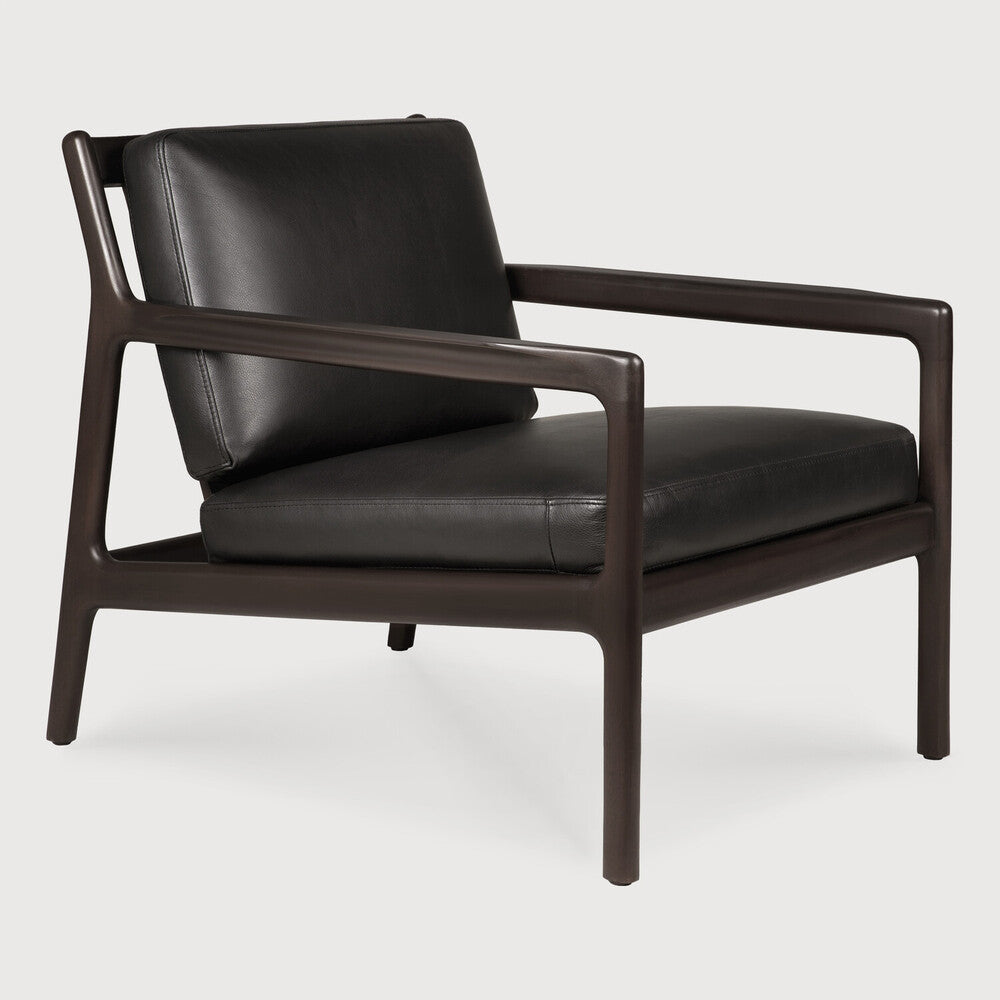 Jack Oak Leather Chair