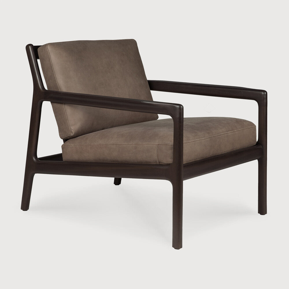 Jack Oak Leather Chair