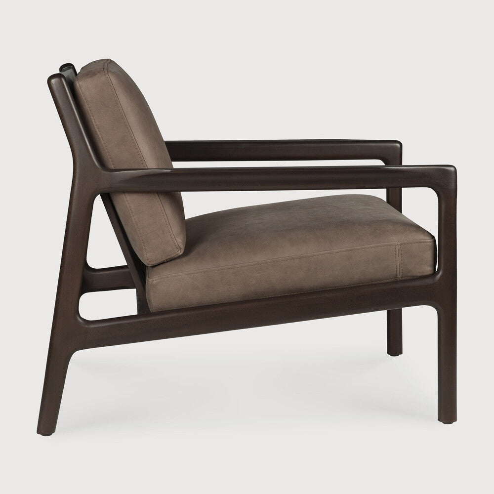 Jack Oak Leather Chair