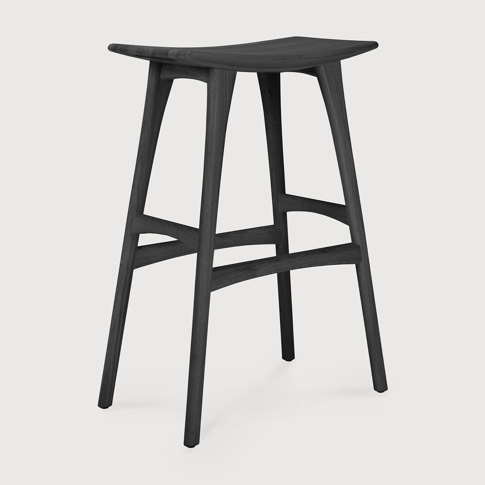 Osso Walnut Bar Stool