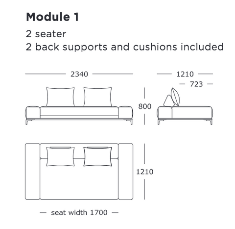 Define 2 seater