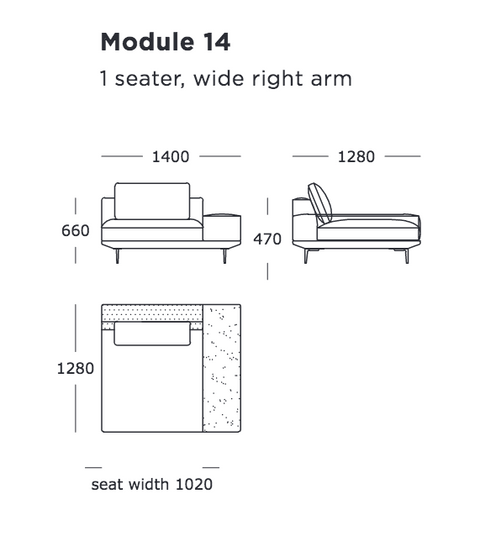 Surface 1 seater