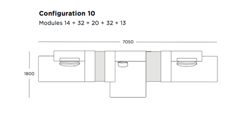 Cinder Block 4 seater +