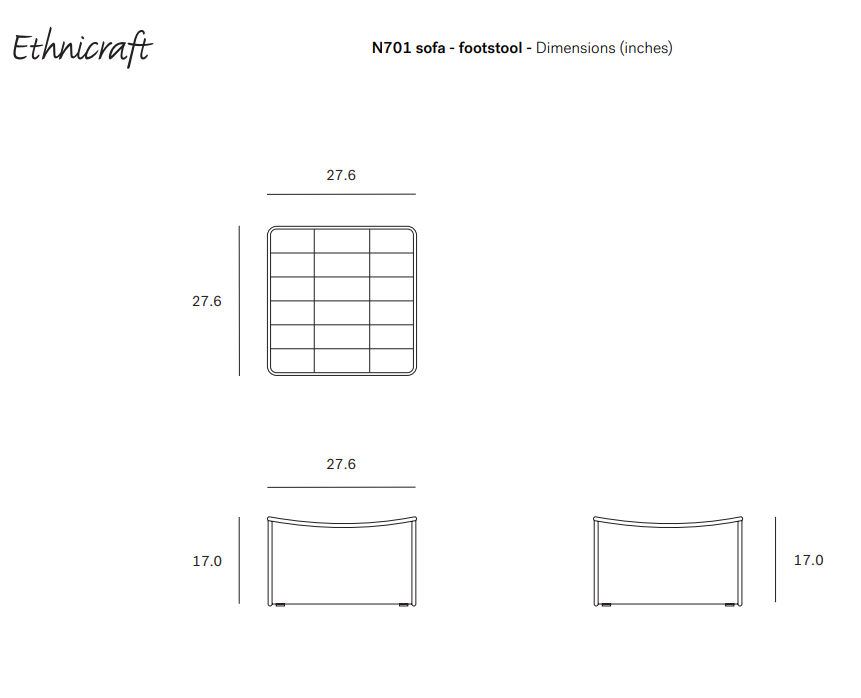 N701 Modular Footstool
