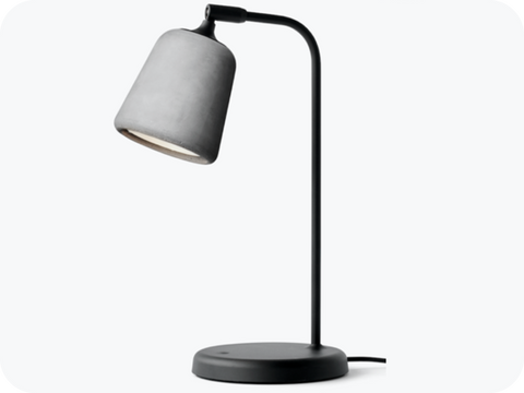 Material table lamp