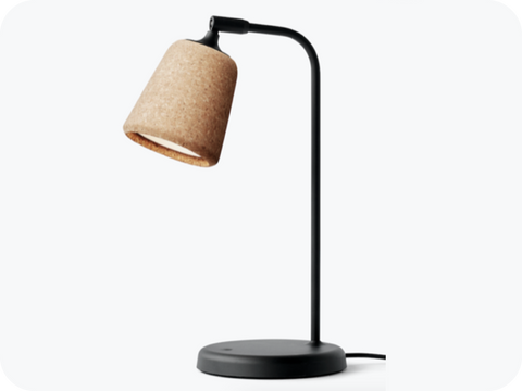 Material table lamp
