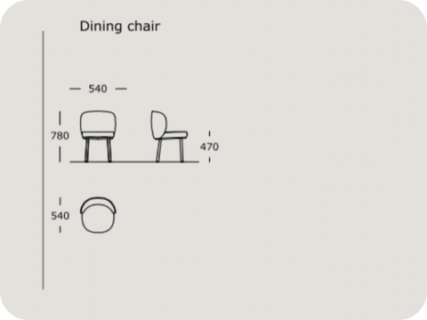 Ovata Dining chairs